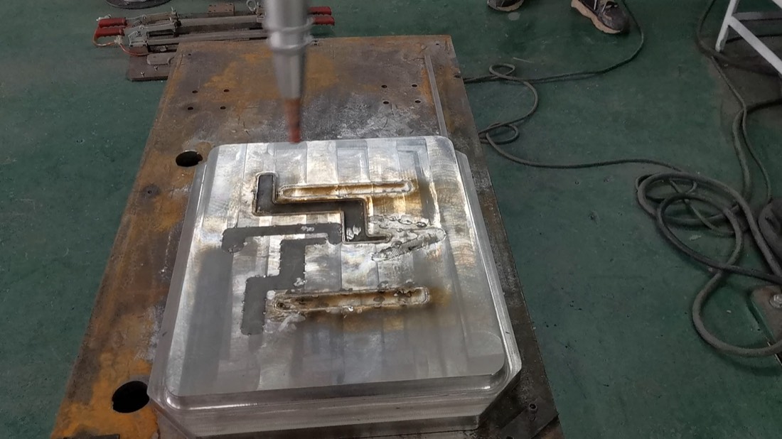 Laser welding sample for fit-up validation
